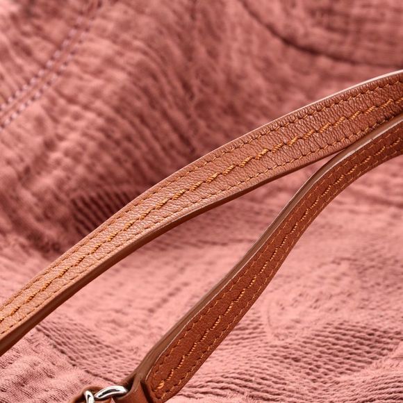 Chanel Double Face Deauville Tote Fringe Quilted Canvas Small Pink - Picture 9 of 10